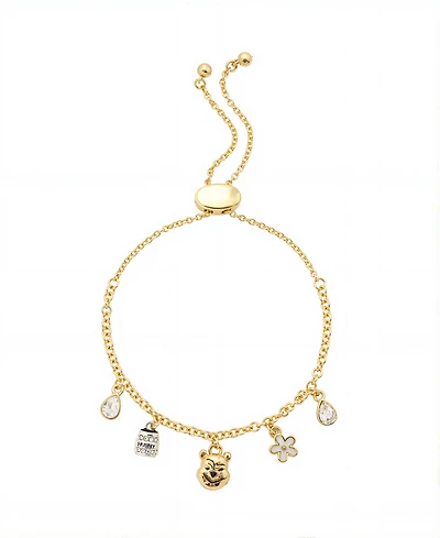 Disney Winnie Hunny Flower Glass Teardrop Bolo Bracelet