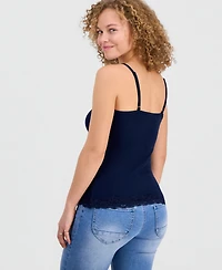 Hippie Rose Juniors' Lace Trim Cami