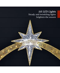 Best Choice Products Lighted 2D Christmas Nativity Scene Outdoor Decor w/ Twinkling Led Lights
