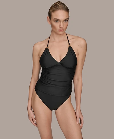 Donna Karan Women's Halter Neck Tankini