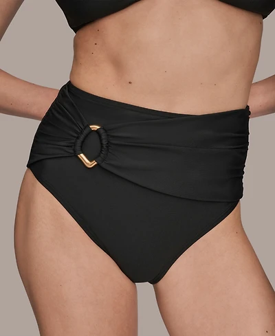 Donna Karan Women's High-Waist Bikini Bottoms
