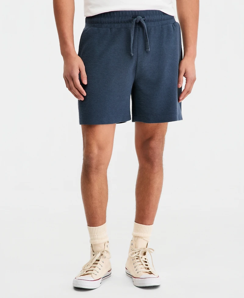 Sun + Stone Men's Cotton-Blend Terry 6" Pull-On Shorts, Macy's Exclusive
