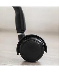 Simplie Fun Diamond Tufted Adjustable Swivel Office Chair, Yellow