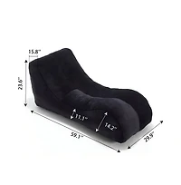 Cesicia Creative Bean Bag Sofa Chair High-Resilience Sponge Filled Lounger for Living Room & Bedroom