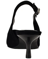 Guess Women's Yannick Embellished Kitten Heel Slingback Pumps