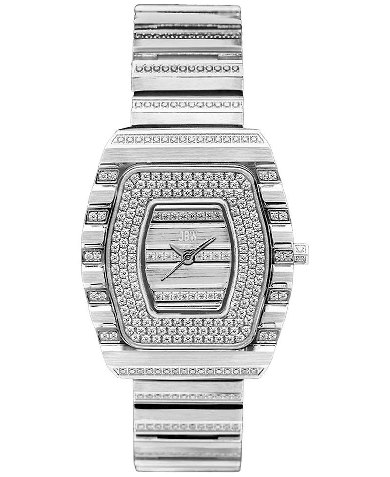 Jbw Women's Atlas Swiss Quartz Stainless Steel Watch, 34mm