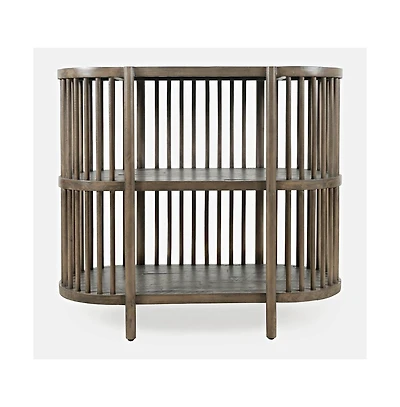 Jofran Rhapsody Mid-Century Modern 36" Open Storage Console Bookcase