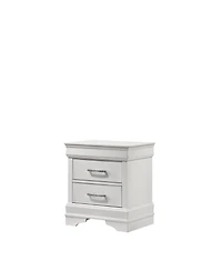 Streamdale Modern Brooklyn Nightstand Made With Wood In White