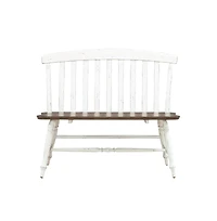 Liberty Furniture Al Fresco Slat Back Bench for Dining Room