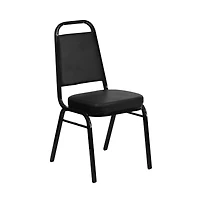 Emma+Oliver 4 Pack Trapezoidal Back Stacking Banquet Chair