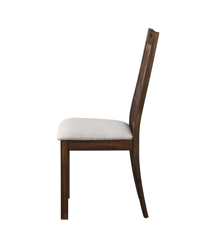 Streamdale Furniture Streamdale 2 Pieces Set Dining Side Chair Rustic Modern Farmhouse Design Retro Design Easy to Assembly