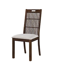 Streamdale Furniture Streamdale 2 Pieces Set Dining Side Chair Rustic Modern Farmhouse Design Retro Design Easy to Assembly