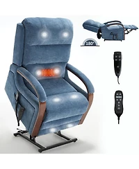 Streamdale Furniture Chenille Lift Recliner w/ Heat & Massage