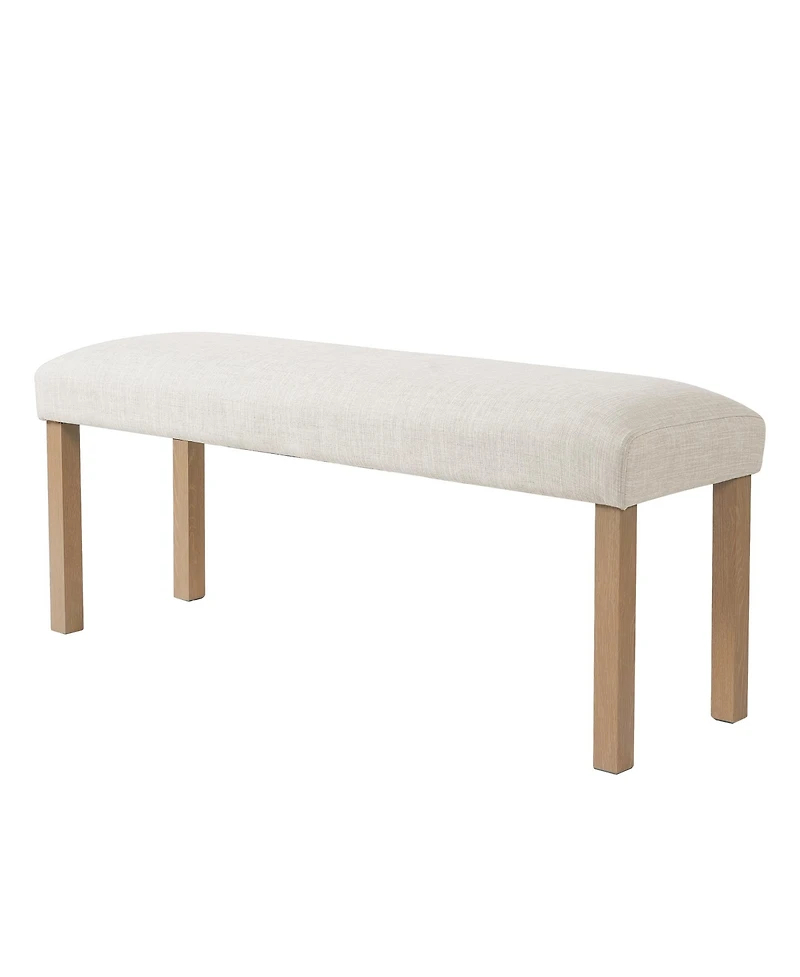 Streamdale Furniture Modern 6-Piece Dining Set: Table, 4 Chairs & Bench