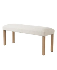 Streamdale Furniture Modern 6-Piece Dining Set: Table, 4 Chairs & Bench