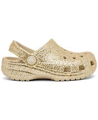 Crocs Toddler Girls Chunky Glitter Classic Clogs from Finish Line