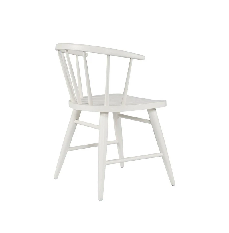 Jofran Fitz Traditional Solid Wood Curved Back Spindle Dining Chair (Set of 2