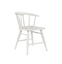 Jofran Fitz Traditional Solid Wood Curved Back Spindle Dining Chair (Set of 2