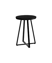 Lovmor Accent Table, Side, Round, End, Nightstand, Lamp, Living Room, Bedroom, Laminate, Metal, Contemporary, Modern