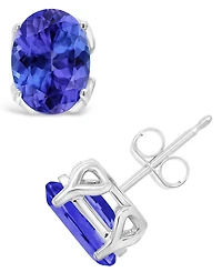 Macy's Tanzanite Stud Earrings (2-5/8 ct. t.w.) 14k Yellow Gold (also White Gold)