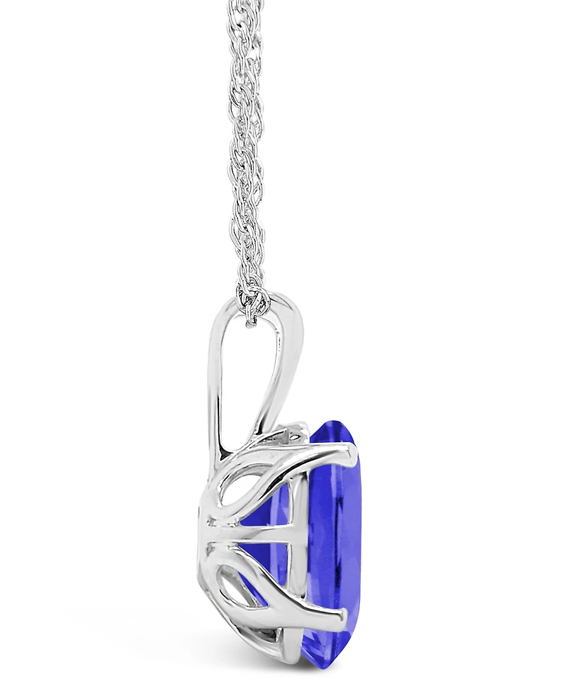 Macy's Tanzanite Pendant Necklace (3-1/6 ct. t.w.) 14k Yellow Gold (also White Gold)