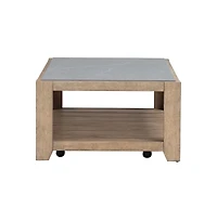 Liberty Furniture Millstone Cocktail Table with Unique Tile Top for Living Room