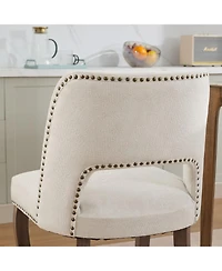 Streamdale Furniture Wooden Upholstered Dining Chairs - Set of 2