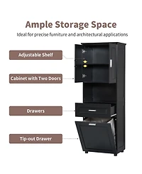 Lovmor High-Quality Mdf Storage Cabinet with Anti-Toppling Device