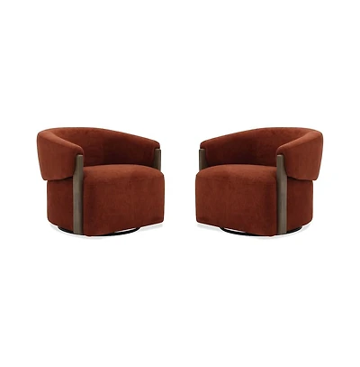Parker Living Finley - Island Rust Swivel Chair Two Pack
