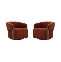 Parker Living Finley - Island Rust Swivel Chair Two Pack