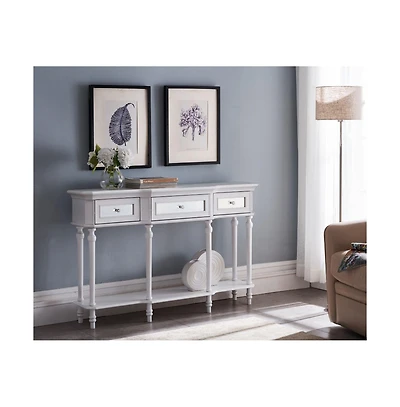 Kings Brand Furniture Narod Traditional 3-Drawer Console Table