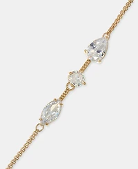 Anne Klein Cubic Zirconia Stationed Strand Necklace, 42" + 3" extender