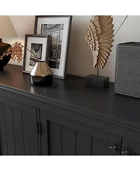 gaomon 63" Sideboard Cabinet with 4 Doors, Modern Buffet Storage Cabinet for Dining Room, Living Room, Office