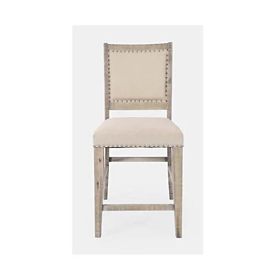 Jofran Fairview Transitional Upholstered Counter Stool (Set of 2)