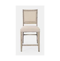 Jofran Fairview Transitional Upholstered Counter Stool (Set of 2)