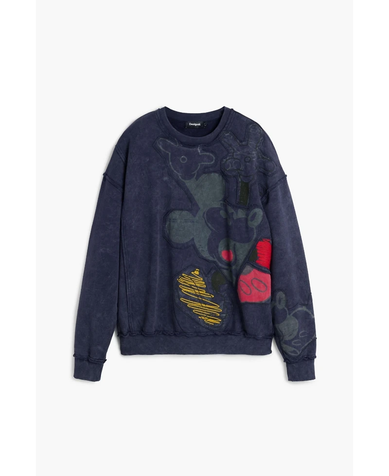 Desigual Men's Mickey Mouse tie-dye sweatshirt