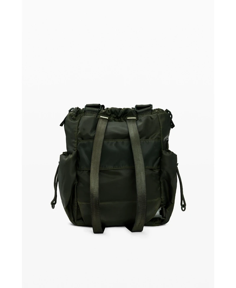 Desigual Women's Waxed multiposition backpack