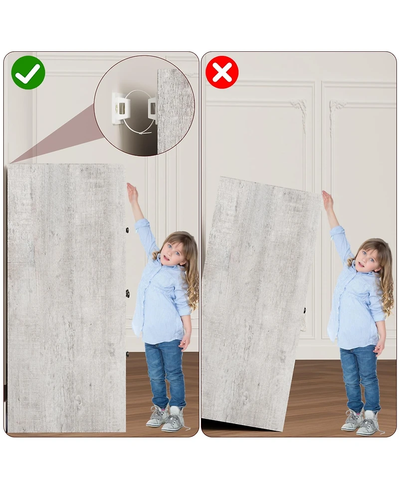 Gaomon Sideboard Buffet Cabinet with Storage, 43" Coffee Bar Glass Doors and 3 Drawers