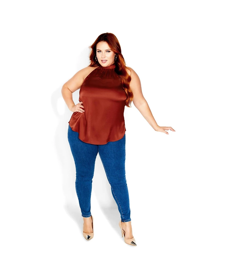 City Chic Women's Shine Top