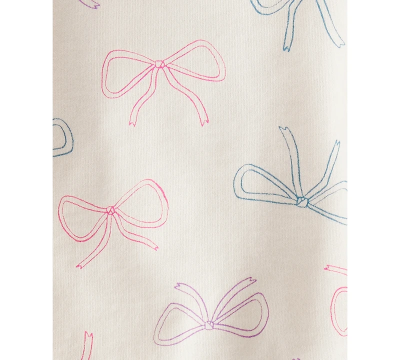 Carter's Baby Girls' Bow Print Top, Bodysuit and Pants, 3-Piece Set