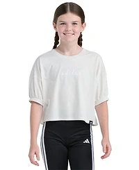 adidas Girls' 8-16 Short Balloon-Sleeve T-Shirt