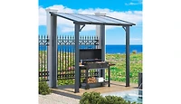Aecojoy 8' x 5' Wall Mounted Gazebos Pergola