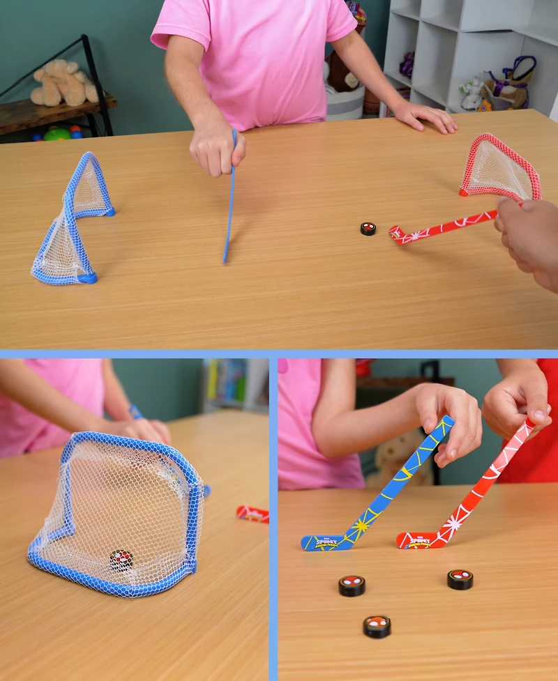 World Tech Toys Spidey And His Amazing Friends Mini Tabletop Hockey Set