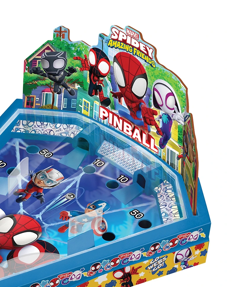 World Tech Toys Spider-Man Tabletop Baseball Pinball Game Toy