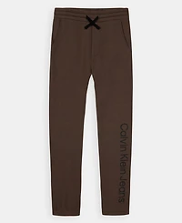 Calvin Klein Boys' 8-20 Fleece Drawstring Jogger Pants