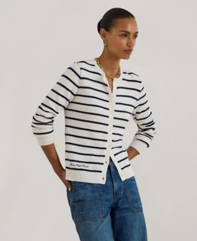 Lauren Ralph Lauren Womens Striped Cardigan