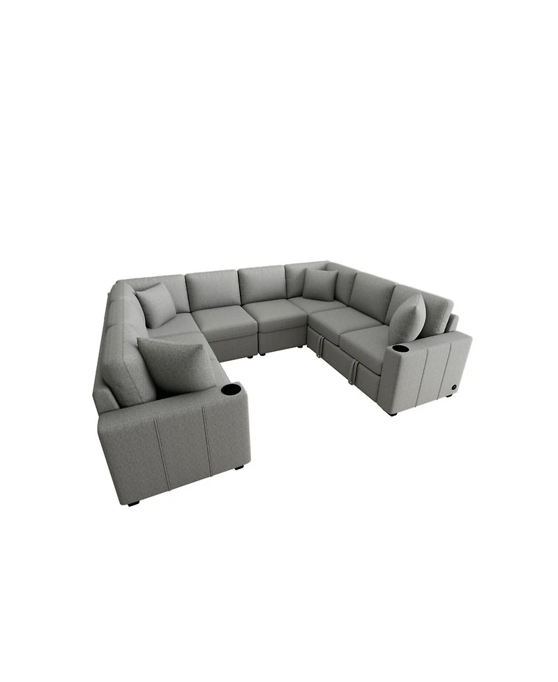 Streamdale Furniture 108.7" Sectional Pull-out Sofa Bed