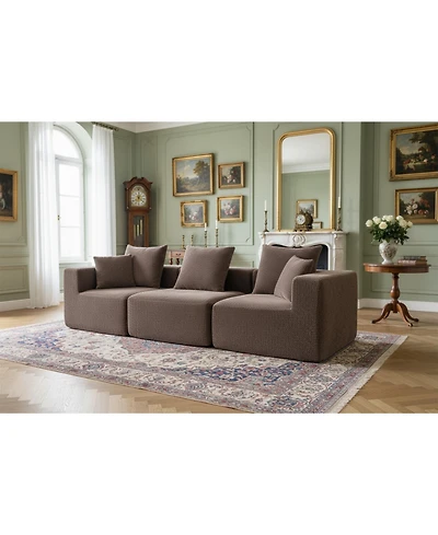 Streamdale Oversized Modular Deep-Seat Sofa, 3-Piece Sectional Couch