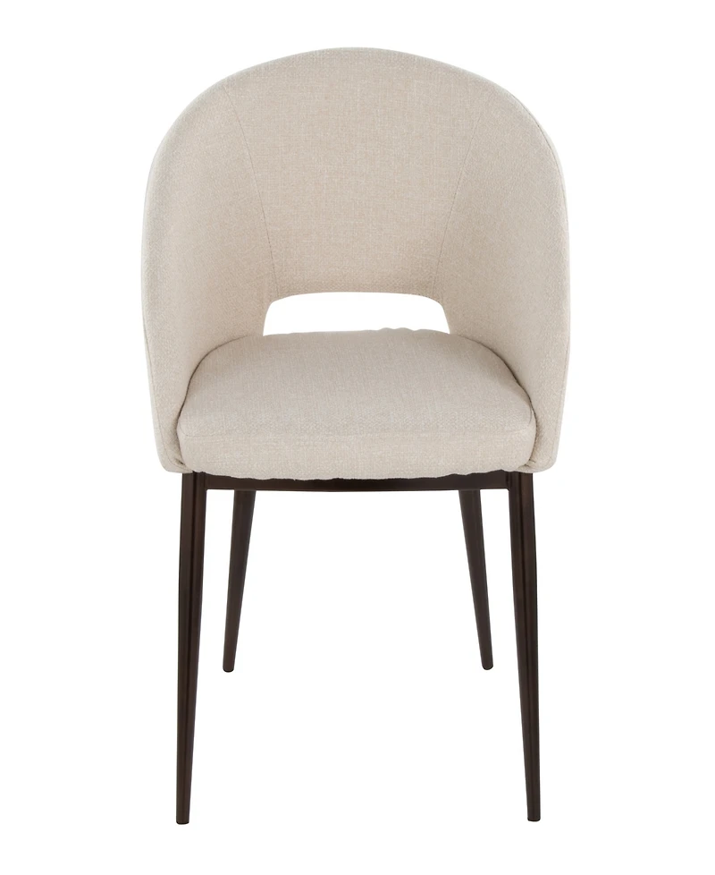Lumisource 31" Fabric Renee Contemporary Dining Chair