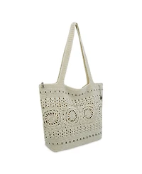 The Sak Classic Large Crochet Carryall Tote Bag